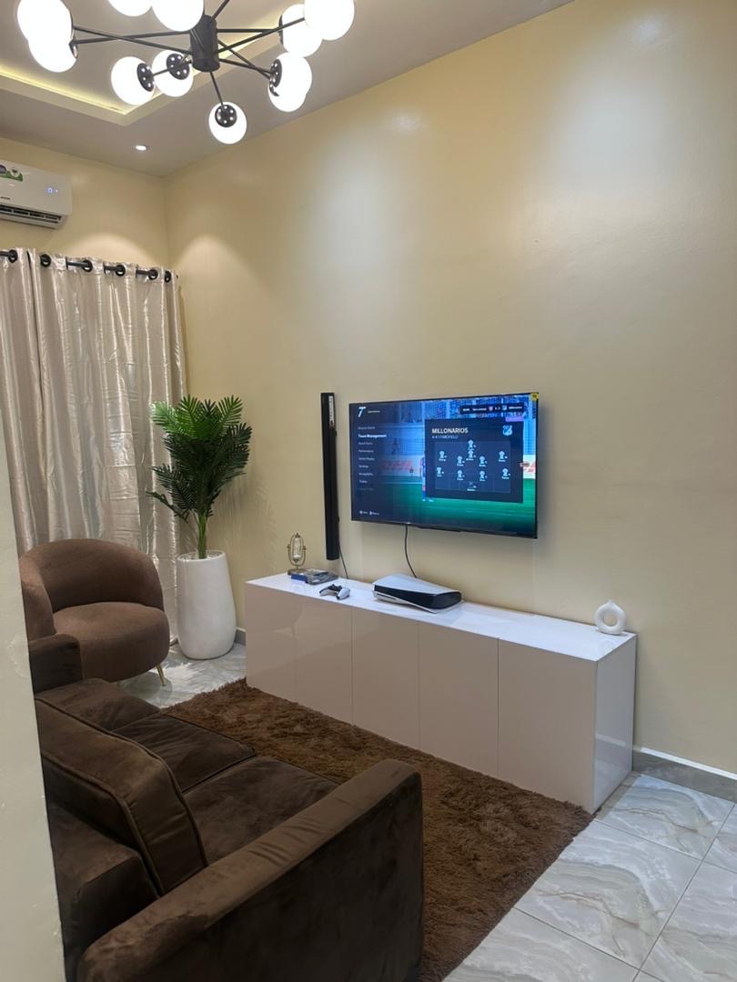 Our 2-bedroom shortlet is perfectly located near the Lekki Conservation Center,